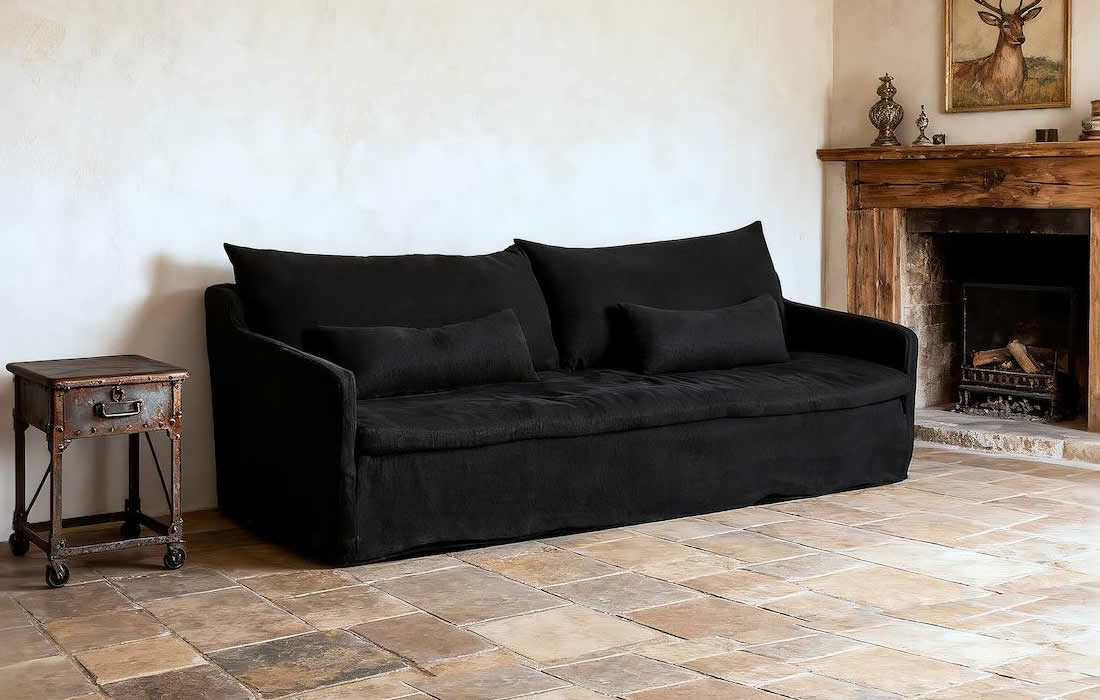 2587 Cloud Cotton Slip-cover Sofa